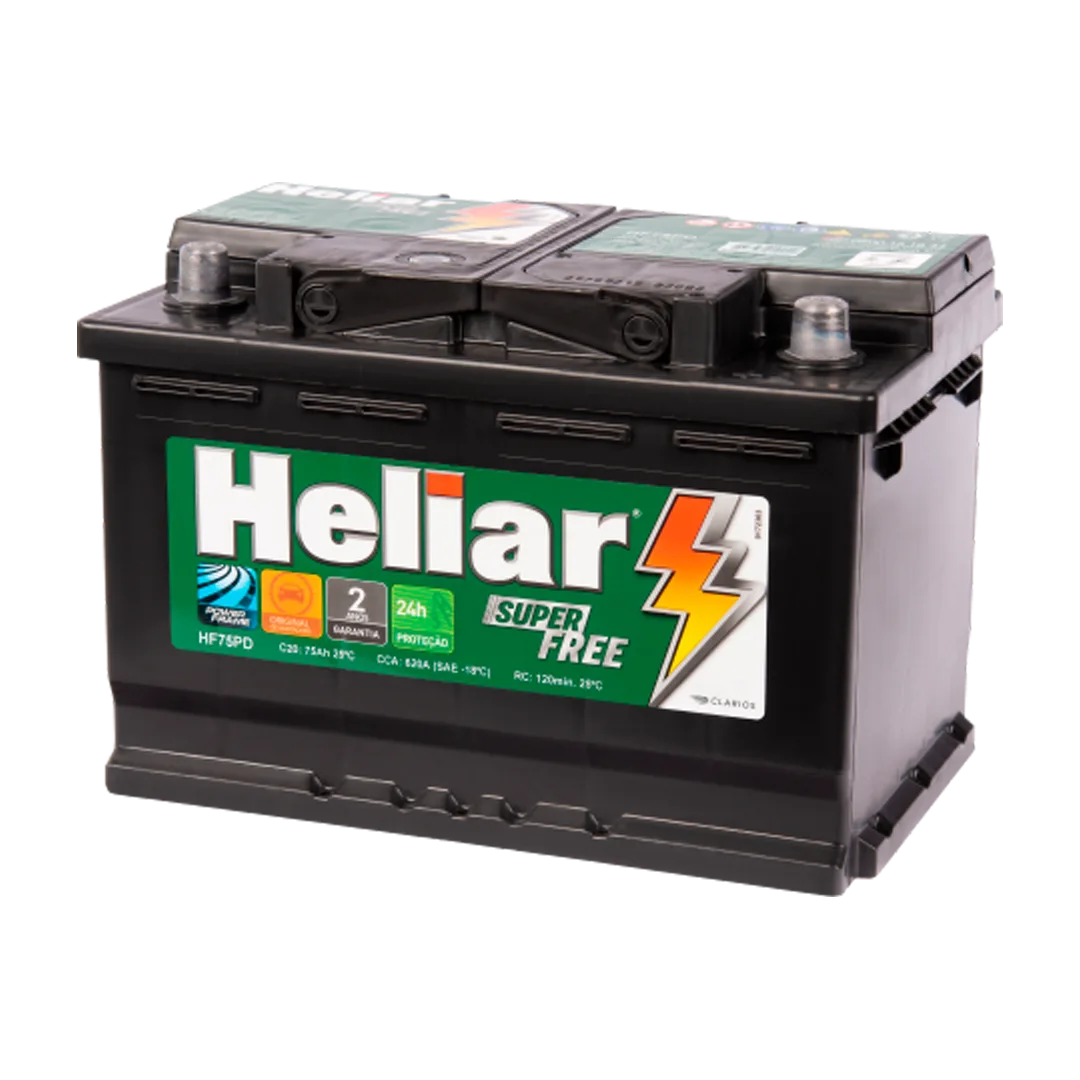 Bateria Heliar Super Free Ah Hf Pd Awr Qualidade Em Baterias Desde