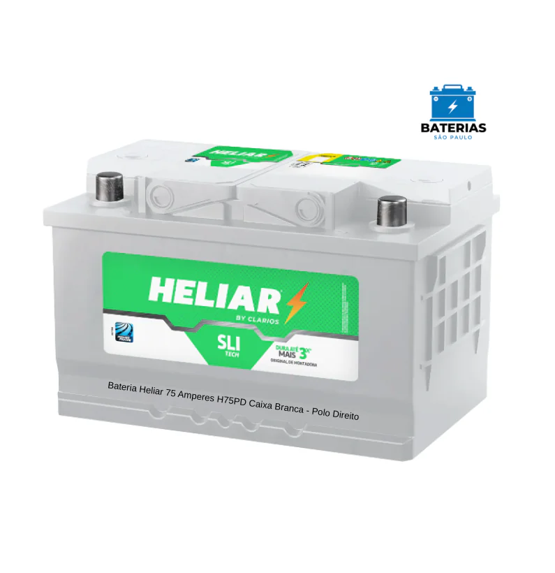 Bateria Heliar 75Ah