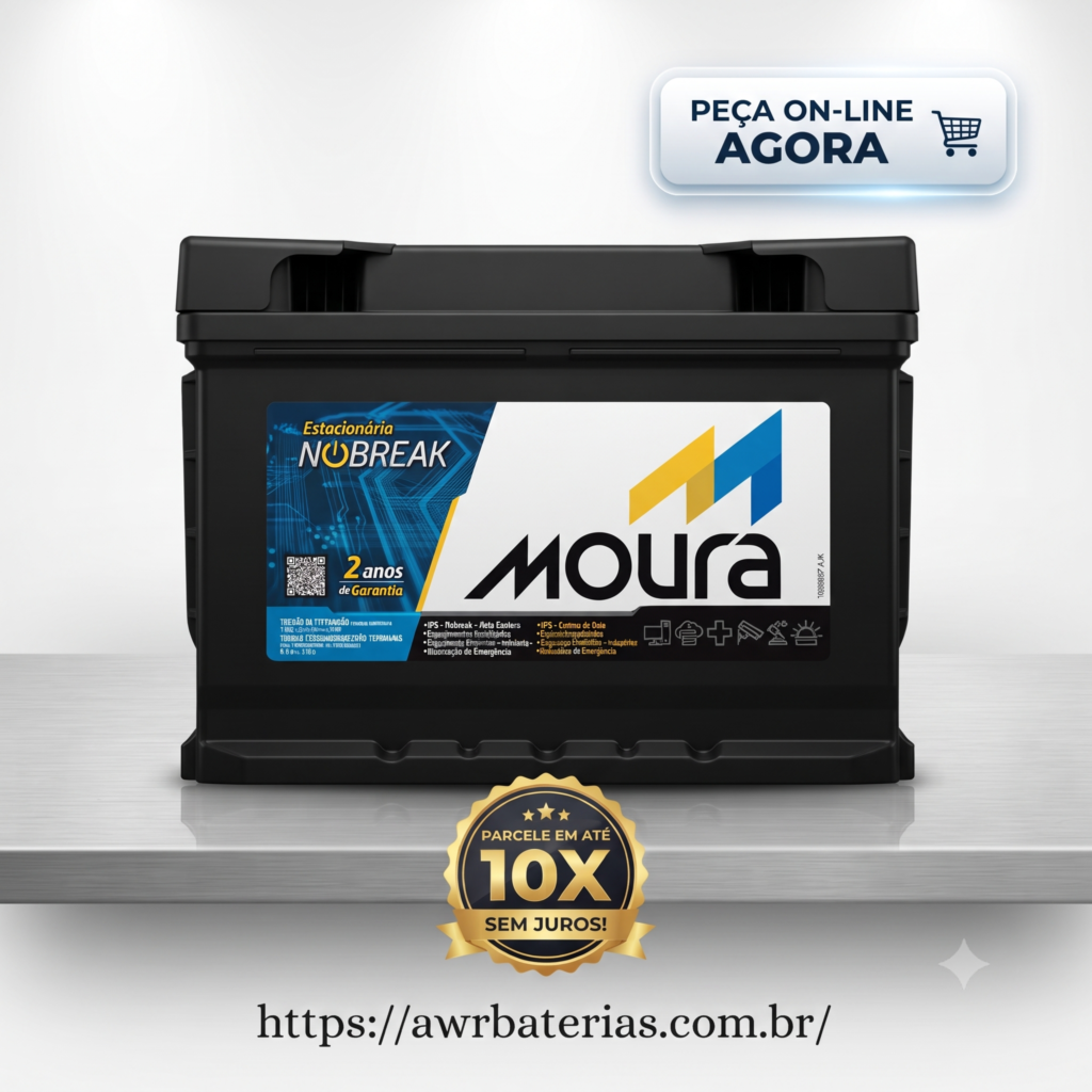 Bateria Estacionária Moura Nobreak 60Ah
