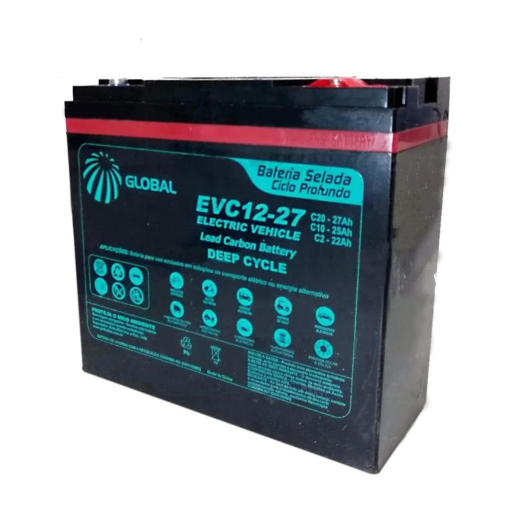 4 Baterias Global Ciclo Profundo EV12-27