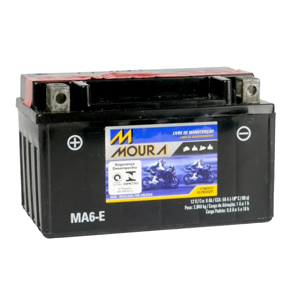 Bateria Moura Moto MA6-EI REF. YUASA