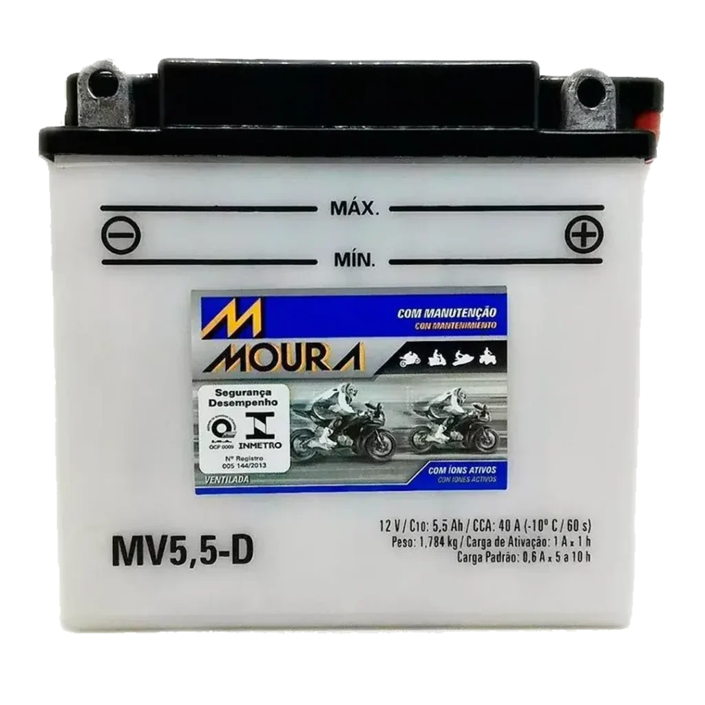Bateria Moura Moto MV5,5 D Ref. Yuasa